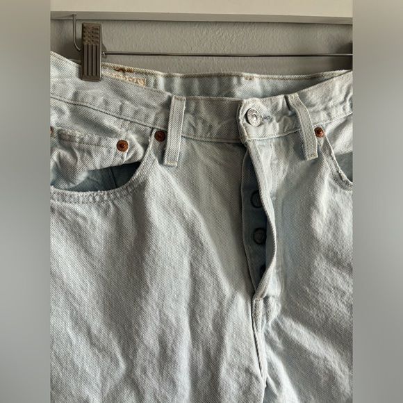 Levi’s 501 100% Cotton Button Fly Skinny Jeans - Picture 5 of 9